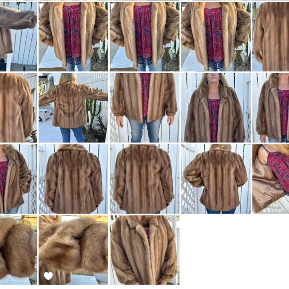 Vintage Mink red fox fur coat- by Buffums Ca. - Picture 16 of 16